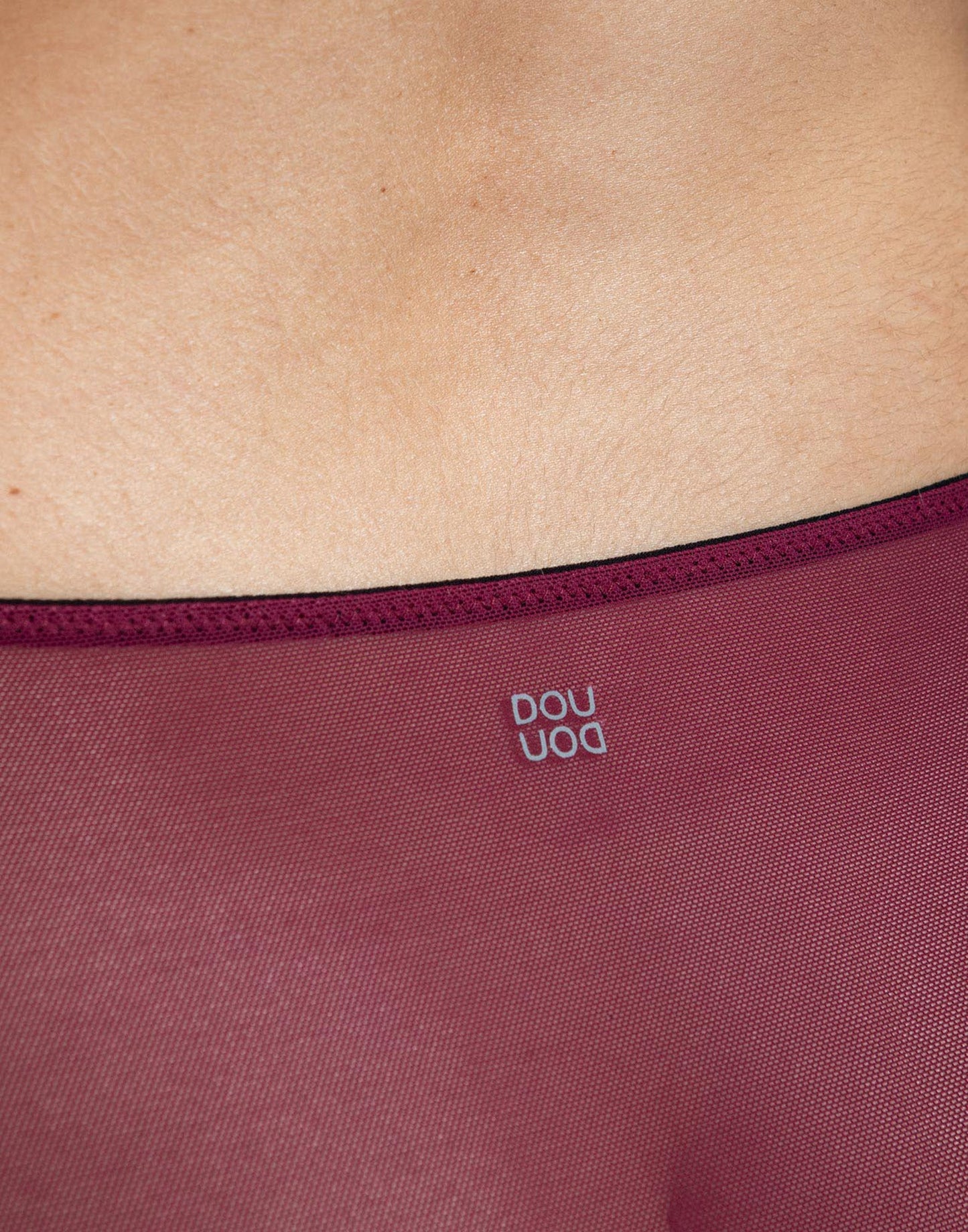 DOUUOD Slip a Culotte in Tulle Elasticizzato