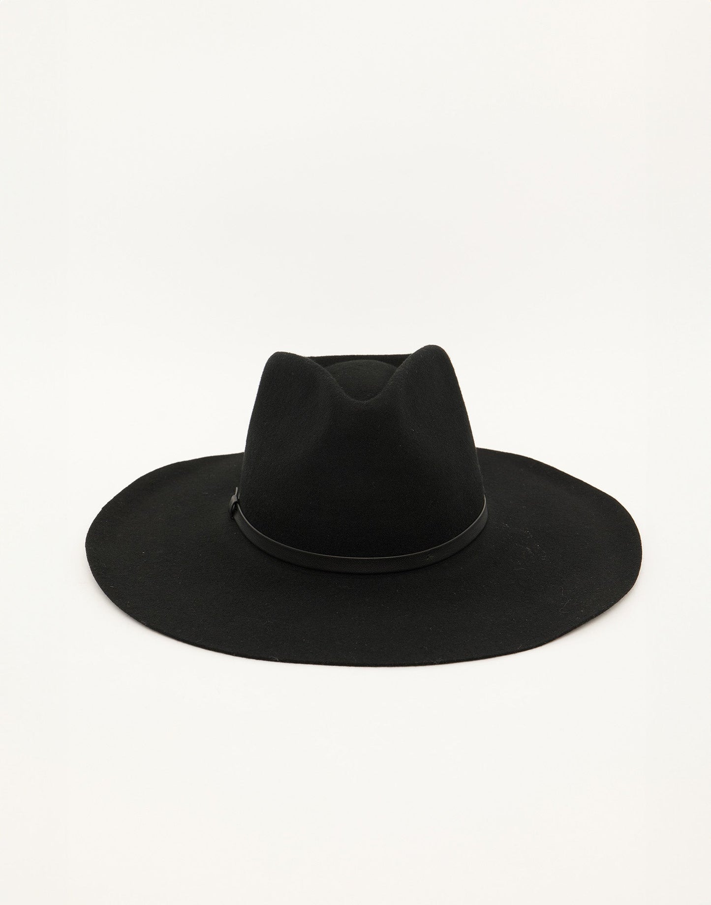 DOUUOD Cappello a Tesa Larga in Feltro Nero