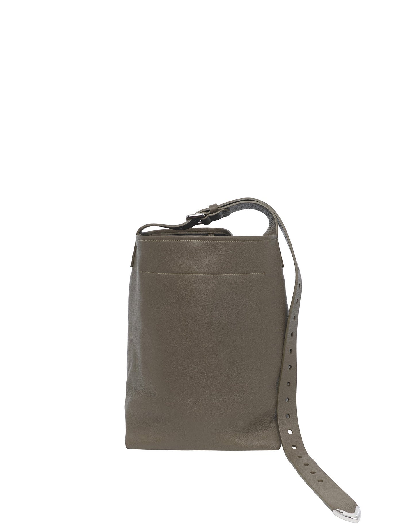 DOUUOD Borsa a Secchiello Tilla in Pelle Mousse Militare