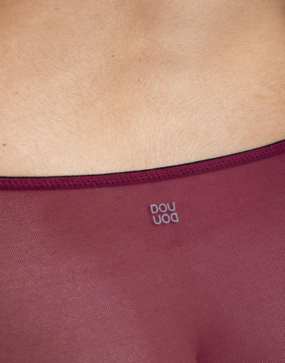 DOUUOD Slip a Culotte in Tulle Elasticizzato