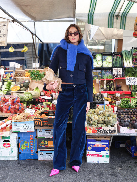 Amy Trousers Blue Quartz