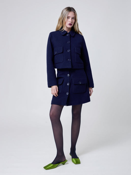 Ursula Skirt Blue Quartz