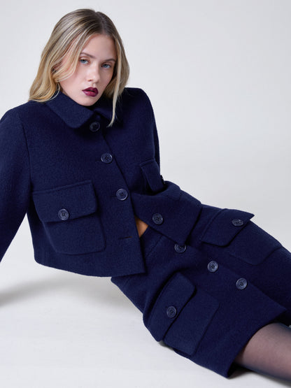 Ursula Skirt Blue Quartz