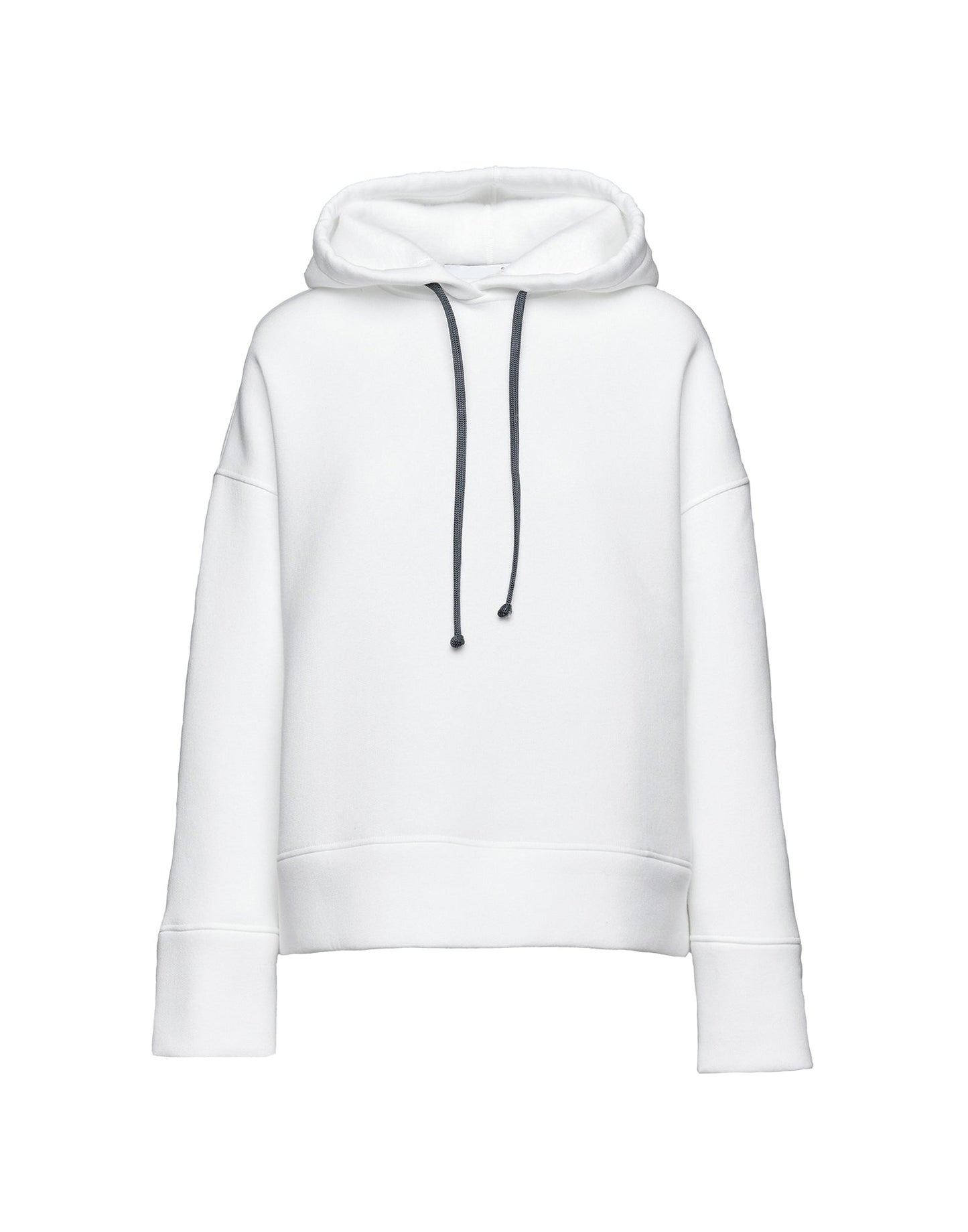 DOUUOD Felpa con Cappuccio in Cotone con Logo sulla Manica Panna