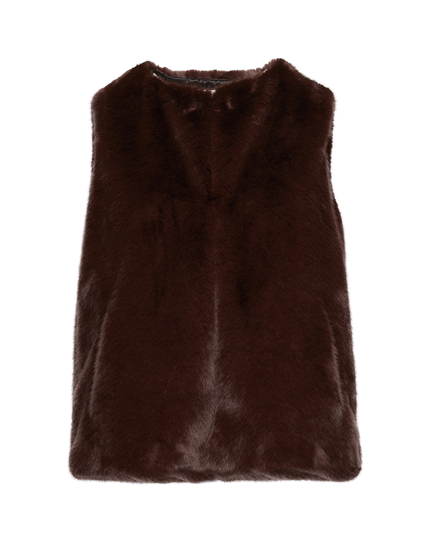 DOUUOD Gilet in Ecopelliccia Ciocco