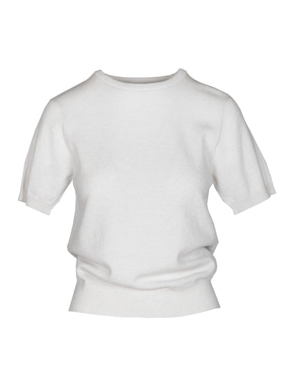 DOUUOD Maglioncino a mezze maniche in soft cashemere