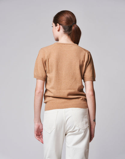 DOUUOD Maglioncino a mezze maniche in soft cashemere