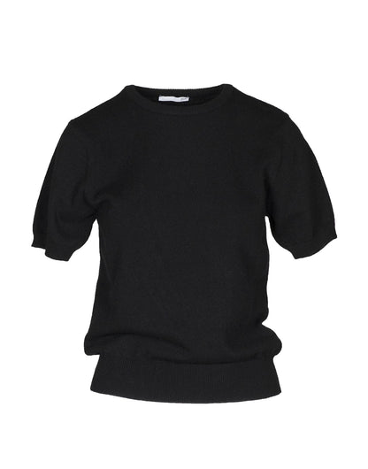 DOUUOD Maglioncino a mezze maniche in soft cashemere