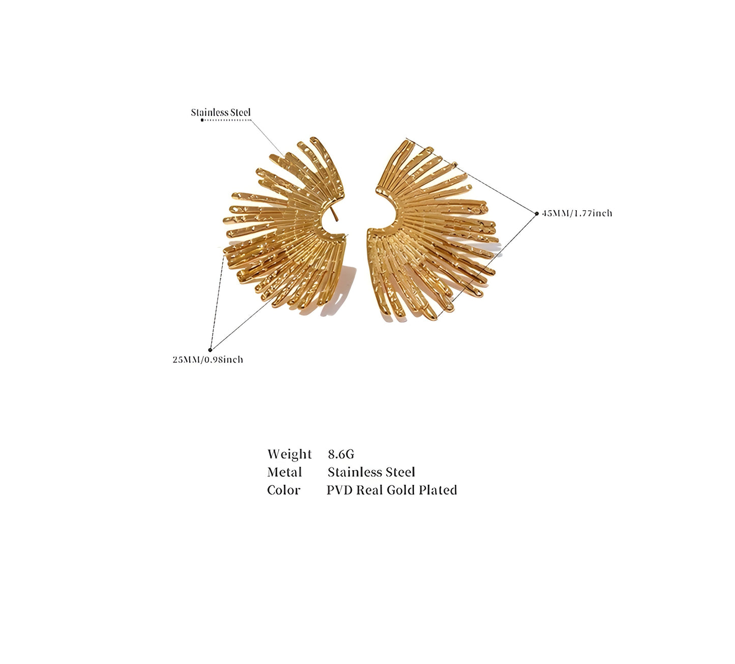 BEHI Orecchini INDIGO