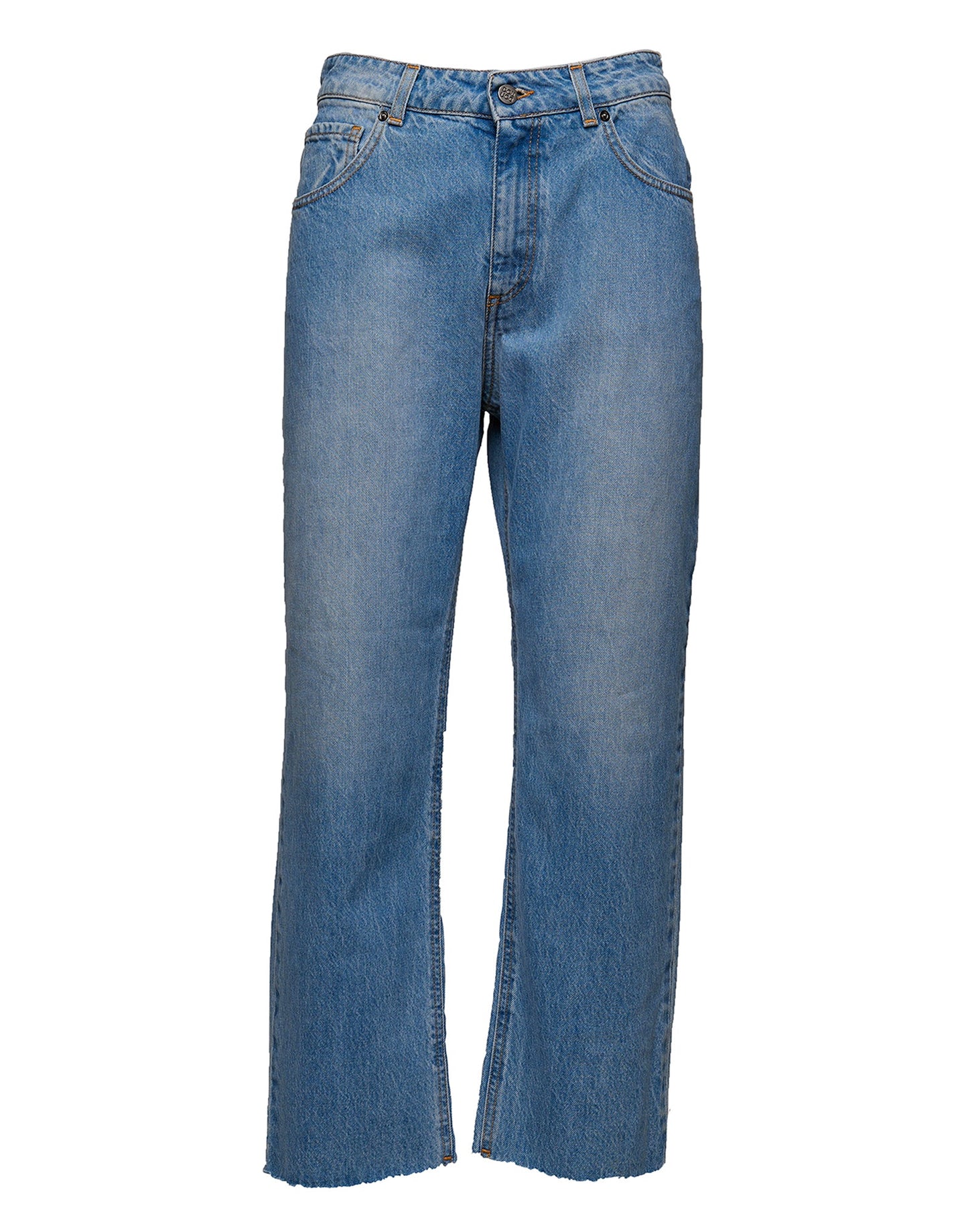 DOUUOD Jeans Baggy a 5 Tasche in Denim Light Blue