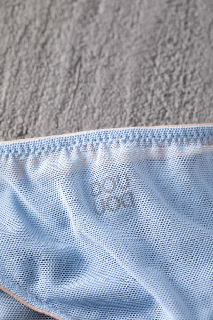 DOUUOD Slip a Brasiliana in Tulle Elasticizzato