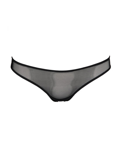 DOUUOD Slip a Brasiliana in Tulle Elasticizzato