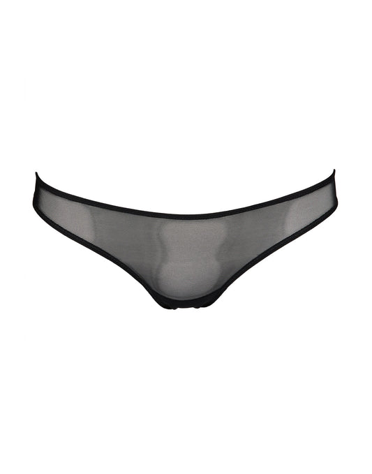 DOUUOD Slip a Brasiliana in Tulle Elasticizzato