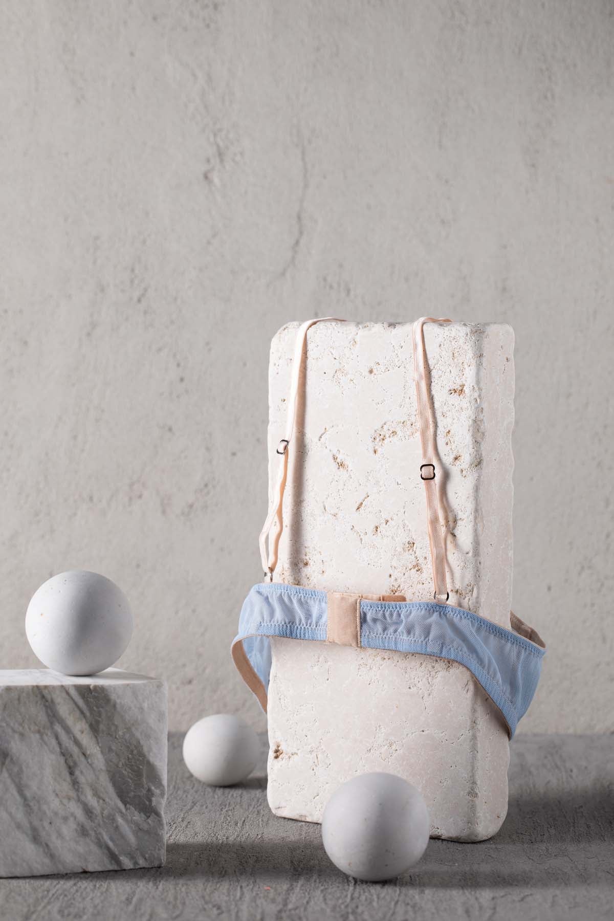 DOUUOD Reggiseno a Triangolo in Tulle Elasticizzato