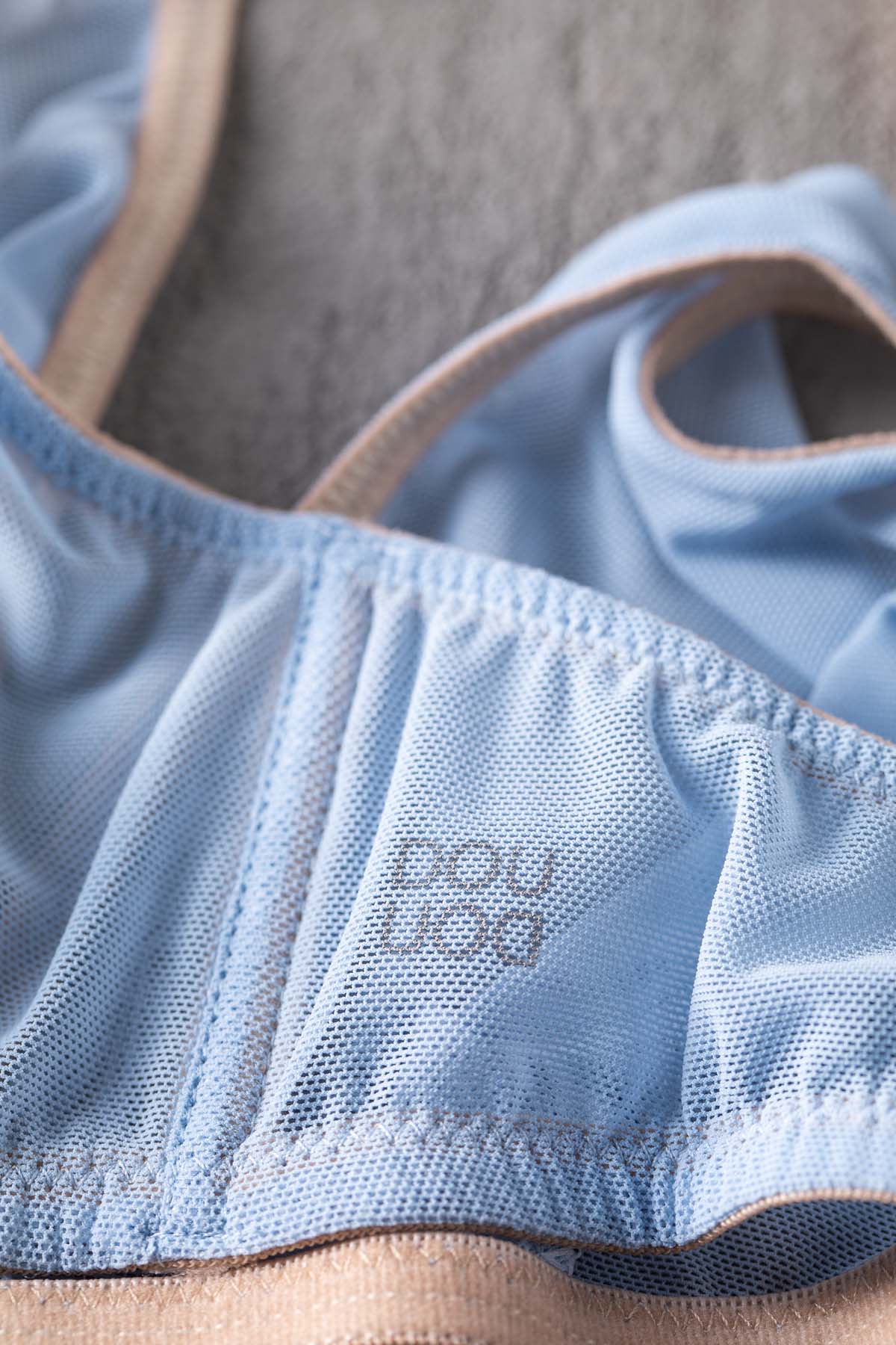 DOUUOD Reggiseno a Triangolo in Tulle Elasticizzato