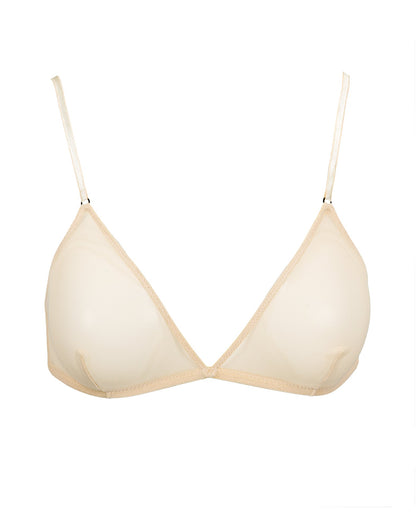 DOUUOD Reggiseno a Triangolo in Tulle Elasticizzato