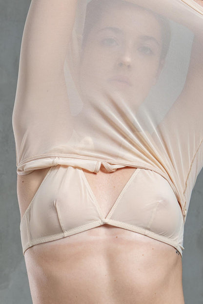 DOUUOD Reggiseno a Triangolo in Tulle Elasticizzato