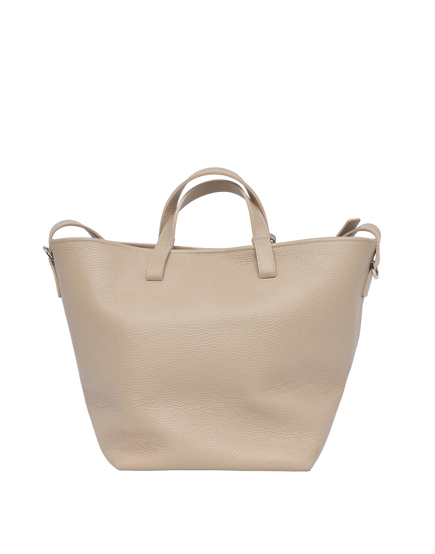 DOUUOD Borsa Shopping Giulia in Pelle Martellata Marmo