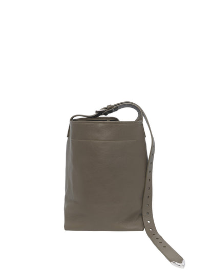 DOUUOD Borsa a Secchiello Tilla in Pelle Mousse Militare