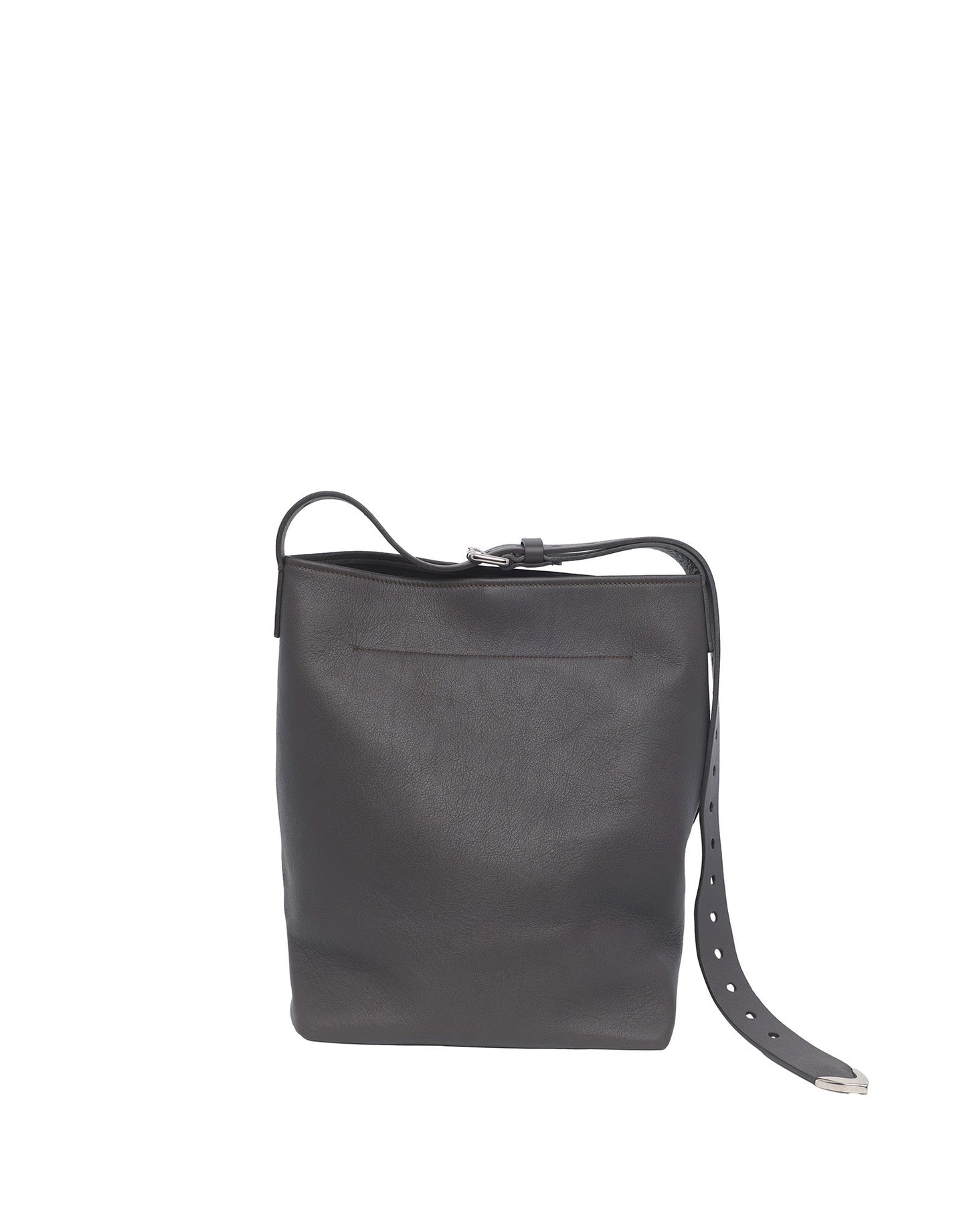 DOUUOD Borsa a Secchiello Tilla in Pelle Mousse Ebano