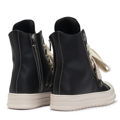 Sneakers Leather High Maxi Lace